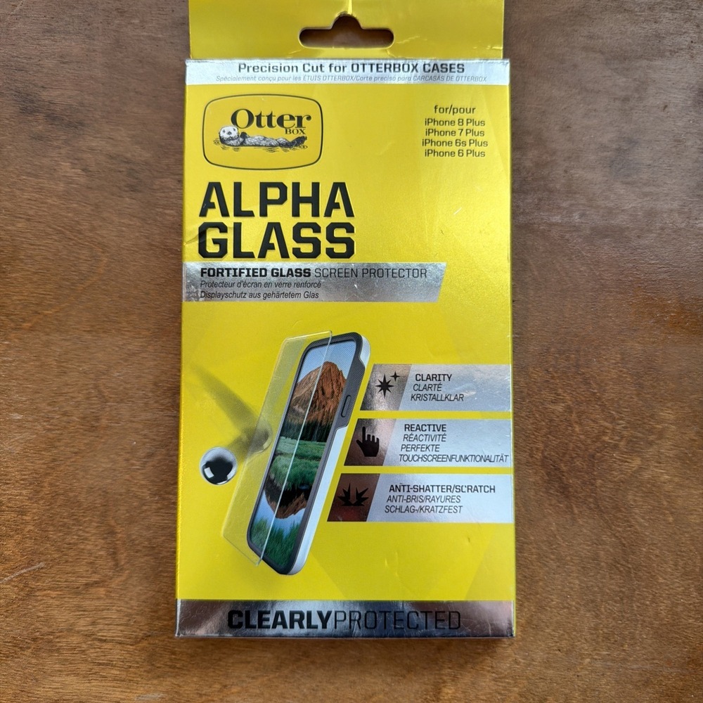 OtterBox ALPHA GLASS SERIES Screen Protector for iPhone 8 Plus/7 Plus/6s Plus VA